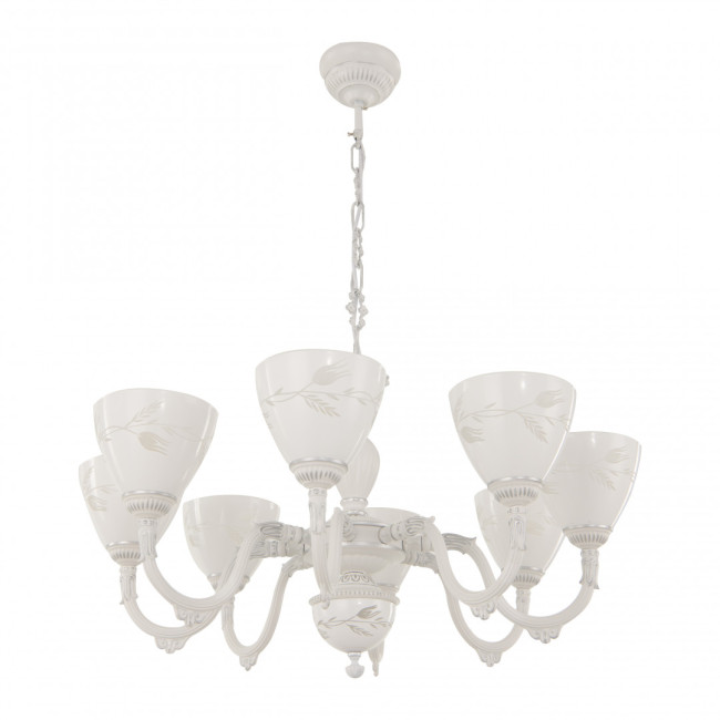 Подвесная люстра Arte Milano 347837/8 WT+SL Подвесная люстра Arte Milano 347837/8 WT+SL