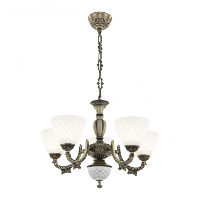 Подвесная люстра Arte Milano 343837/5 AB Подвесная люстра Arte Milano 343837/5 AB