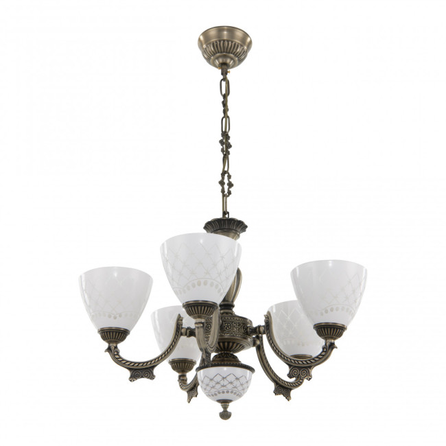 Подвесная люстра Arte Milano 343837/5 AB Подвесная люстра Arte Milano 343837/5 AB