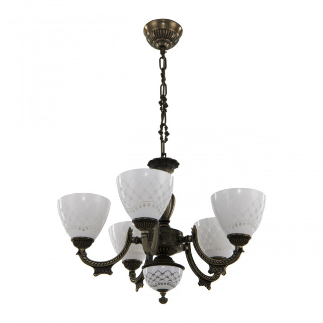 Подвесная люстра Arte Milano 343837/5 AB Подвесная люстра Arte Milano 343837/5 AB