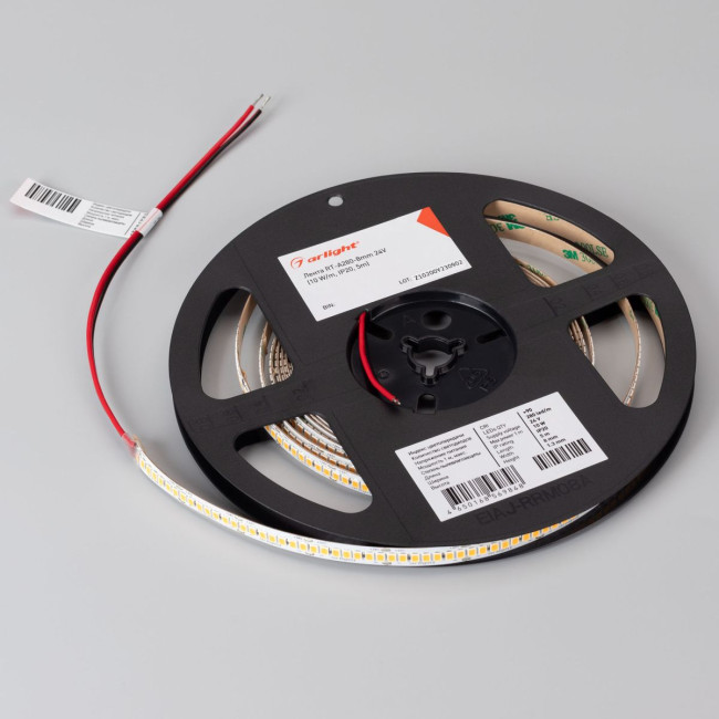 Светодиодная лента Arlight RT-A280-8mm 24V Day4000 (10 W/m, IP20, 2835, 5m) 045564(1) Светодиодная лента Arlight RT-A280-8mm 24V Day4000 (10 W/m, IP20, 2835, 5m) 045564(1)