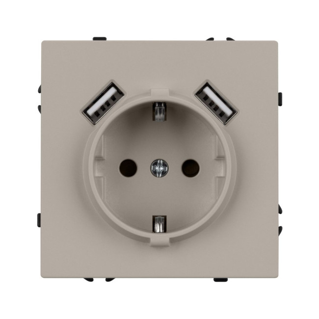 Механизм розетки Arlight с USB зарядкой SCT-NOBE-MUAA-SFPL-CA (230V, 16A) 059442 Механизм розетки Arlight с USB зарядкой SCT-NOBE-MUAA-SFPL-CA (230V, 16A) 059442