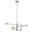 Люстра на штанге Delight Collection MD22030002 MX22030002-6A chrome/clear Люстра на штанге Delight Collection MD22030002 MX22030002-6A chrome/clear