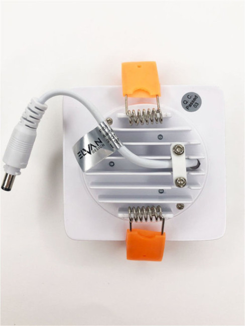 Встраиваемый светильник Elvan VLS-109SQ-7W-WW-Wh