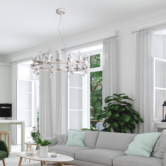 Подвесная люстра Arte Lamp Amur A1133SP-8WG