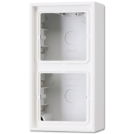 Коробка двухместная Jung LS582AWW