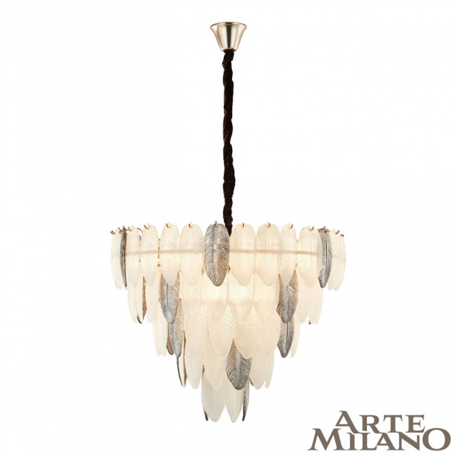 Подвесная люстра Arte Milano 0608B.D750.H600.E14.18 G