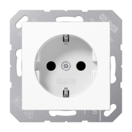 Розетка штепсельная Schuko Jung A1520BFKIWW