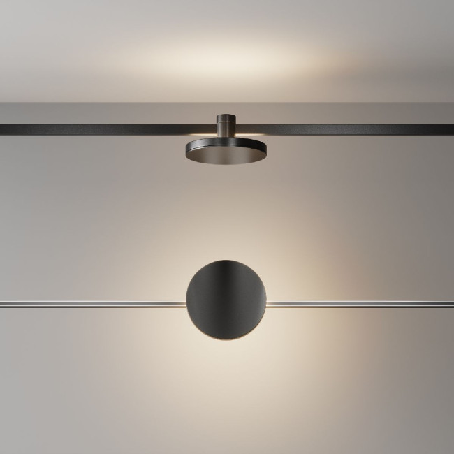 Трековый магнитный светильник Maytoni Plato TR152-1-7W3K-B Трековый магнитный светильник Maytoni Plato TR152-1-7W3K-B