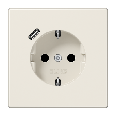 Розетка 2K+З USB Typ C Jung LS1520-18C Розетка 2K+З USB Typ C Jung LS1520-18C