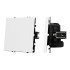 Механизм выключателя одноклавишный перекрёстный Arlight SWT-NOBE-MKX1-SFPL-WH (230V, 10A) 054234