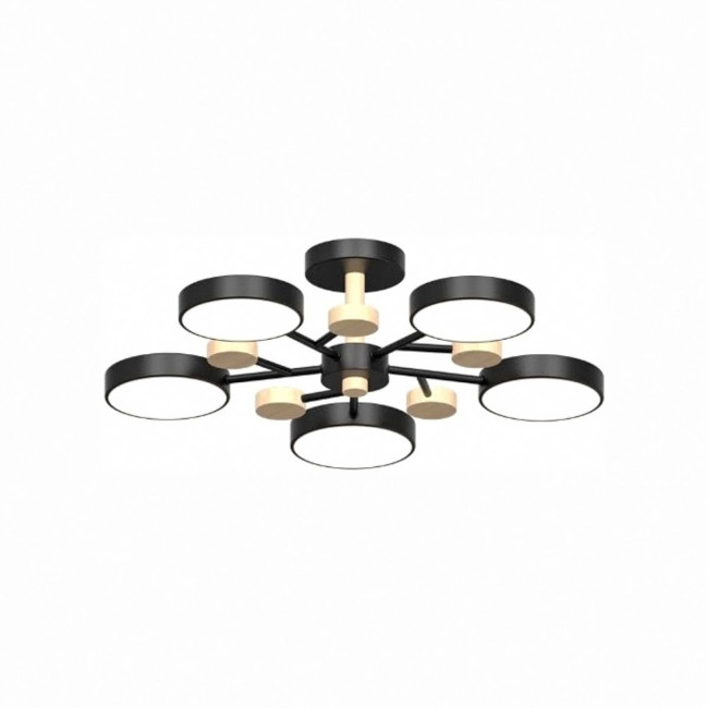 Люстра на штанге LED4U L3204-620 BK Люстра на штанге LED4U L3204-620 BK