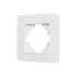 Рамка стеклянная на 1 пост Arlight FRM-OMALI-GS-1-WH 049648