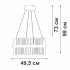 Подвесная люстра Vitaluce V3832-9/1S Подвесная люстра Vitaluce V3832-9/1S