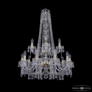 Подвесная люстра Bohemia Ivele Crystal 1403/10+5/240/h-92/2d G