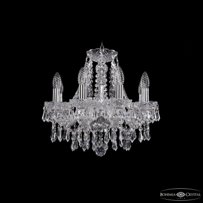 Подвесная люстра Bohemia Ivele Crystal 1403/8/141 Ni Подвесная люстра Bohemia Ivele Crystal 1403/8/141 Ni