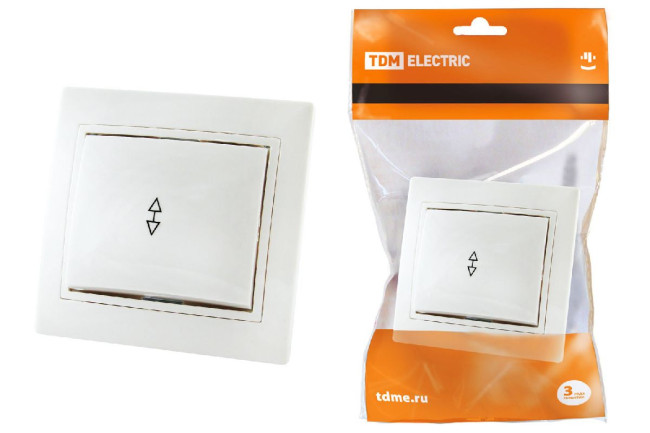 Выключатель одноклавишный на 2 направления Таймыр TDM Electric SQ1814-0007 Выключатель одноклавишный на 2 направления Таймыр TDM Electric SQ1814-0007