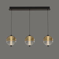 Подвесной светильник MD24022079-3B black/amber Подвесной светильник MD24022079-3B black/amber