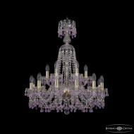 Подвесная люстра Bohemia Ivele Crystal 1410/12+6/240/XL-80 G V7010