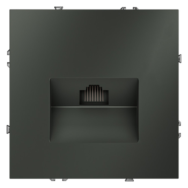 Розетка компьютерная Voltum S70 VLS060106 (титан) Розетка компьютерная Voltum S70 VLS060106 (титан)