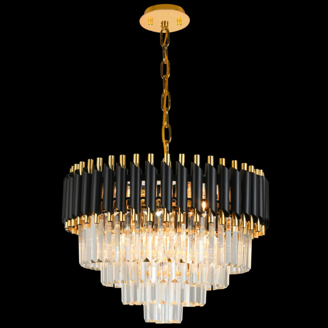 Подвесная люстра Natali Kovaltseva DARIAN 76017/10C GOLD BLACK Подвесная люстра Natali Kovaltseva DARIAN 76017/10C GOLD BLACK