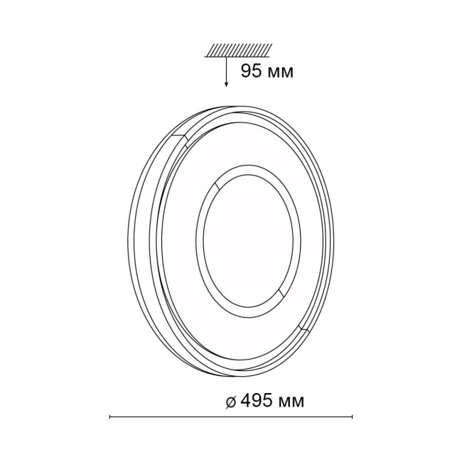 Настенно-потолочный светильник Sonex Stoki 3046/EL Настенно-потолочный светильник Sonex Stoki 3046/EL