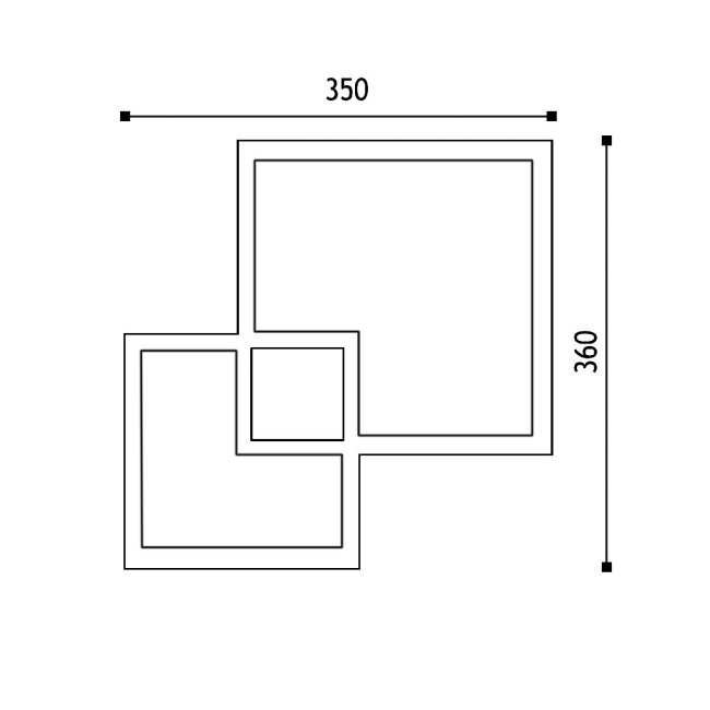 Настенный светильник Elvan BR-46424-24W-WW-Wh