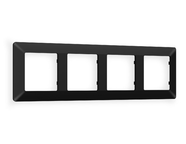 Рамка четырехместная Ambrella Volt Line AF110704 Рамка четырехместная Ambrella Volt Line AF110704