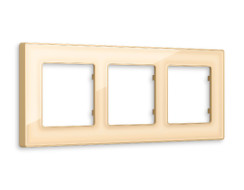 Рамка трехместная Ambrella Volt Arctic AF580603 Рамка трехместная Ambrella Volt Arctic AF580603