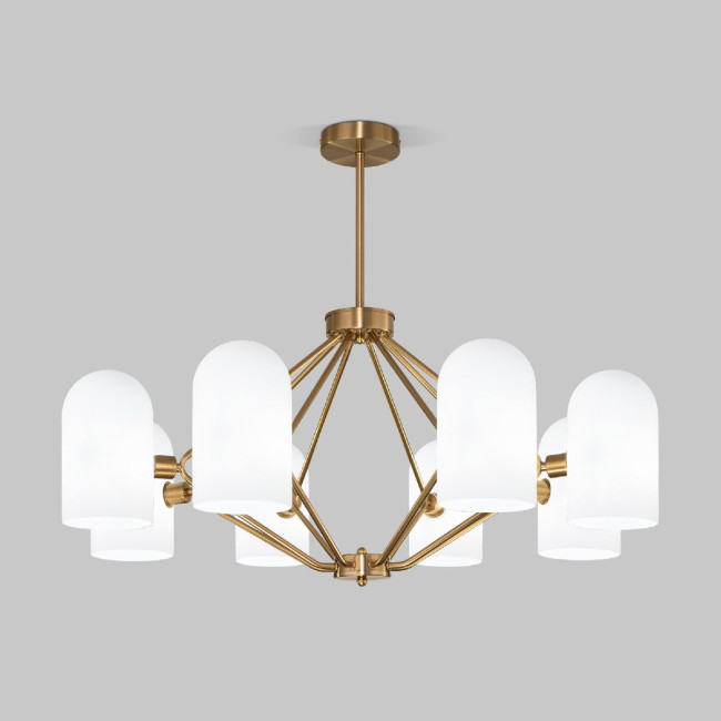 Люстра на штанге Eurosvet Bambola 60157/8 латунь a065046 Люстра на штанге Eurosvet Bambola 60157/8 латунь a065046