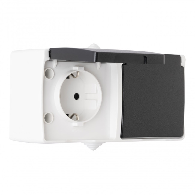 Розетка двойная с заземлением Arte Milano 309.40-2.grey Розетка двойная с заземлением Arte Milano 309.40-2.grey