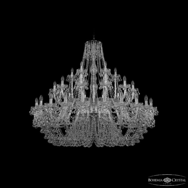 Подвесная люстра Bohemia Ivele Crystal 1409/24+12+6/530 Ni Подвесная люстра Bohemia Ivele Crystal 1409/24+12+6/530 Ni