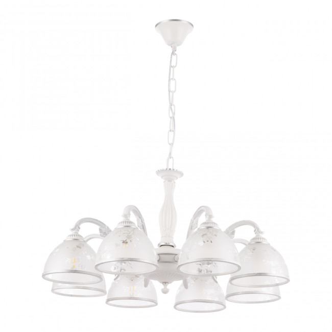 Подвесная люстра Arte Milano 349737/8 WT+SL Подвесная люстра Arte Milano 349737/8 WT+SL