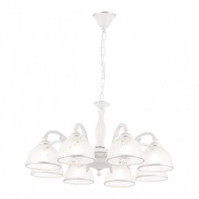 Подвесная люстра Arte Milano 349737/8 WT+SL Подвесная люстра Arte Milano 349737/8 WT+SL