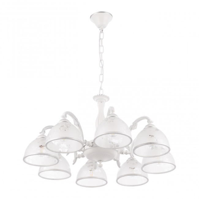 Подвесная люстра Arte Milano 349737/8 WT+SL Подвесная люстра Arte Milano 349737/8 WT+SL