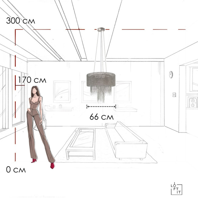 Подвесная люстра Loft IT Opera 10406/660 Подвесная люстра Loft IT Opera 10406/660