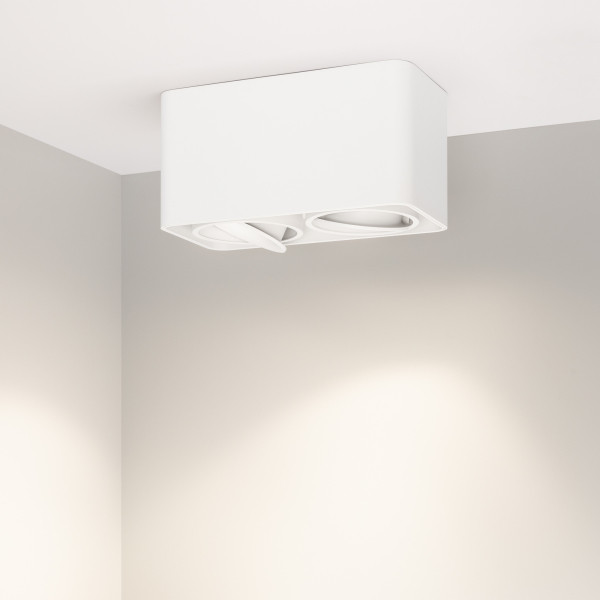 Накладной светильник Arlight SP-Cubus-S195x100-2x8W Day4000 036059 Накладной светильник Arlight SP-Cubus-S195x100-2x8W Day4000 036059