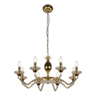 Подвесная люстра iLamp Flo YT2049-8 GD+COG