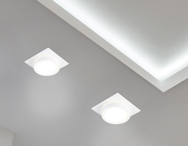 Встраиваемый светильник Ambrella Light GX53 Acrylic Tech Techno Spot TN52421 Встраиваемый светильник Ambrella Light GX53 Acrylic Tech Techno Spot TN52421