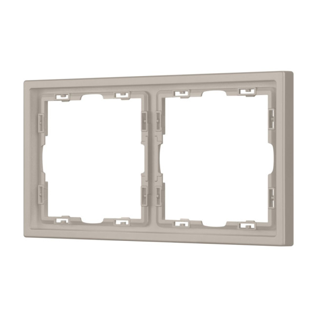 Рамка пластиковая Arlight FRM-NOBE-SFPL-2-CA 059456 Рамка пластиковая Arlight FRM-NOBE-SFPL-2-CA 059456