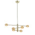 Люстра на штанге Delight Collection MD22030002 MX22030002-6A gold/champagne Люстра на штанге Delight Collection MD22030002 MX22030002-6A gold/champagne
