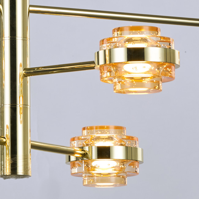 Люстра на штанге Delight Collection MD22030002 MX22030002-6A gold/champagne Люстра на штанге Delight Collection MD22030002 MX22030002-6A gold/champagne