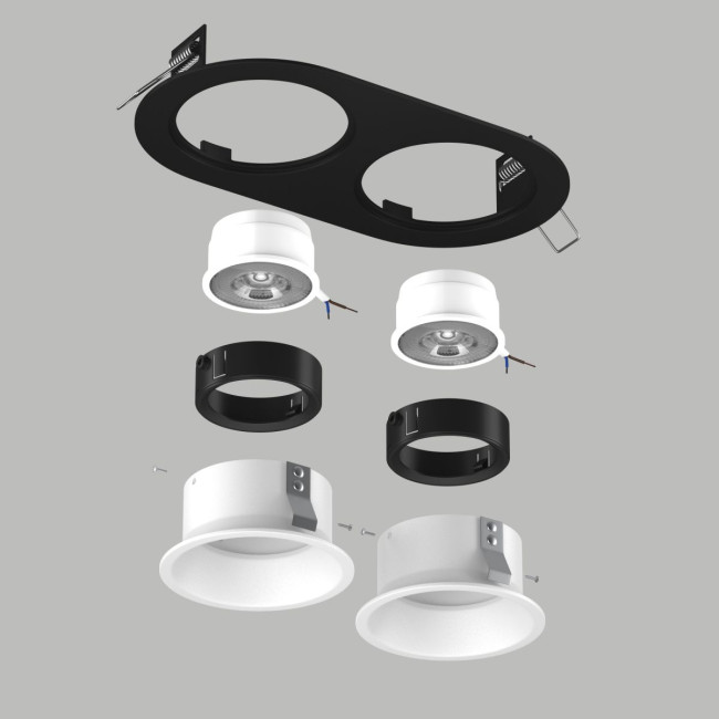 Встраиваемый светильник Lightstar Domino (214657+214606+214606+214007+214007) D6570606BMOD Встраиваемый светильник Lightstar Domino (214657+214606+214606+214007+214007) D6570606BMOD