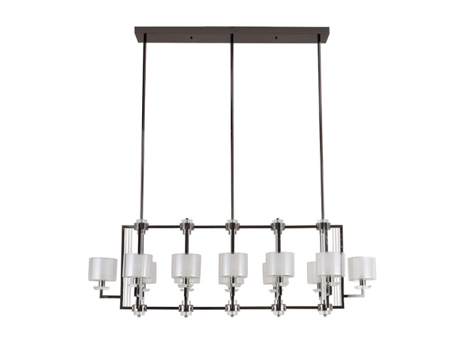 Подвесная люстра Newport 4400 4408+4/S black glossy М0068547 Подвесная люстра Newport 4400 4408+4/S black glossy М0068547