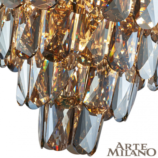 Подвесная люстра Arte Milano 33608B.D750.H530.E14.18 G