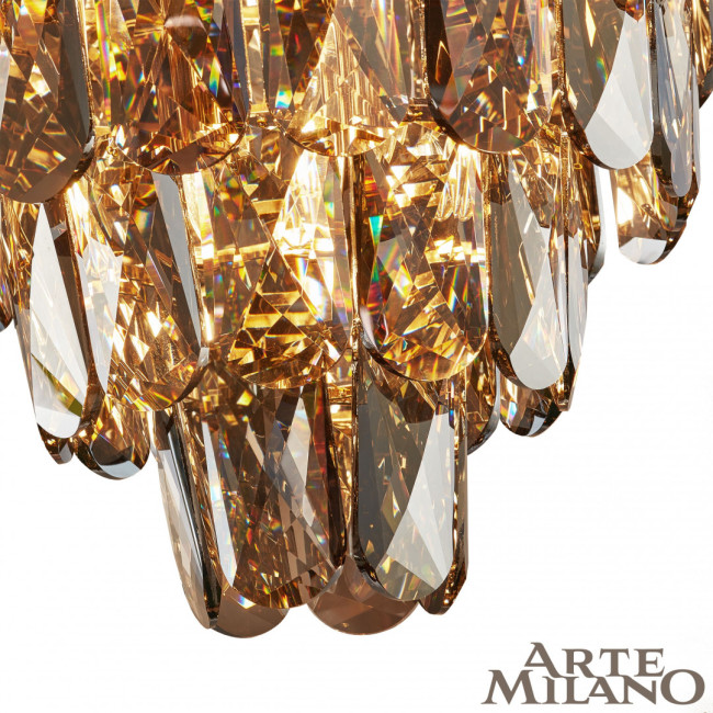 Подвесная люстра Arte Milano 33608B.D750.H530.E14.18 G