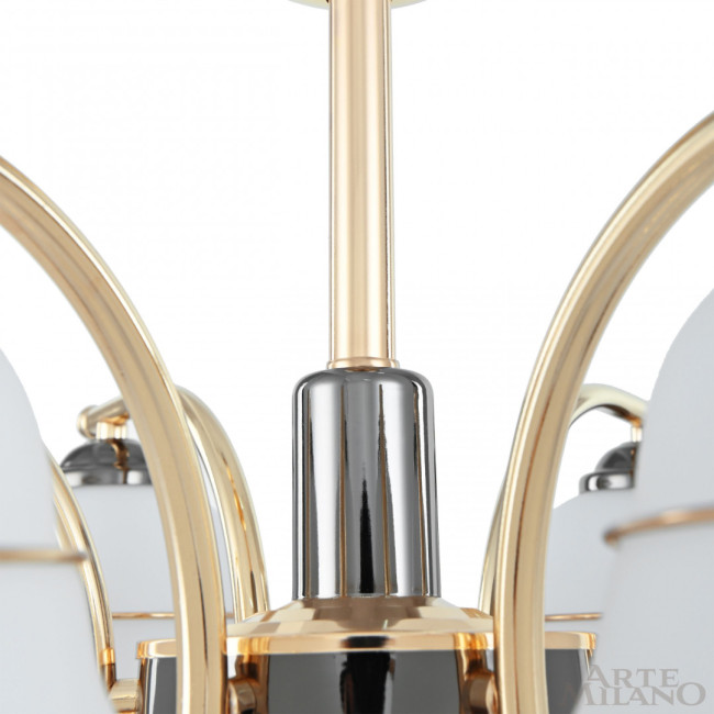 Подвесная люстра Arte Milano Florentia-1240 301240/6 Bk/Gd Подвесная люстра Arte Milano Florentia-1240 301240/6 Bk/Gd