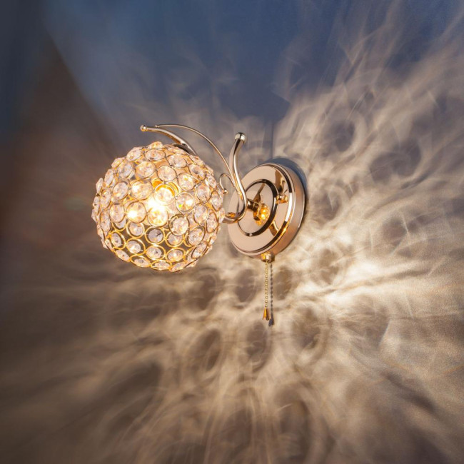 Бра Eurosvet Mirage 7777/1 золото Бра Eurosvet Mirage 7777/1 золото