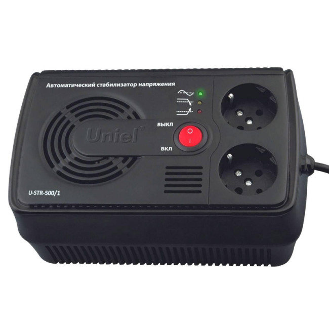 Стабилизатор напряжения Courage (09619) Uniel 500ВА U-STR-500/1 Стабилизатор напряжения Courage (09619) Uniel 500ВА U-STR-500/1