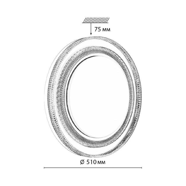 Настенно-потолочный светильник Sonex Suzy silver 7642/EL Настенно-потолочный светильник Sonex Suzy silver 7642/EL